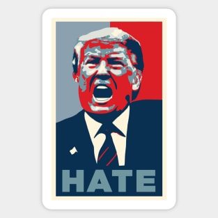 Hate Donald Trump Sticker